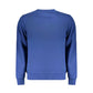 Blue Cotton Men Sweater