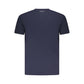 Blue Cotton Men T-Shirt