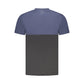 Blue Cotton Men T-Shirt