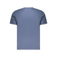 Blue Cotton Men T-Shirt