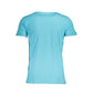 Blue Cotton Men T-Shirt