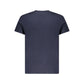 Blue Cotton Men T-Shirt