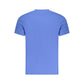 Blue Cotton Men T-Shirt