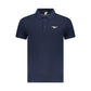 Blue Cotton Polo Shirt