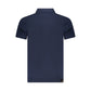 Blue Cotton Polo Shirt