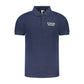 Blue Cotton Polo Shirt