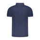 Blue Cotton Polo Shirt