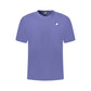 Blue Cotton Men T-Shirt