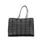 Black Polyester Handbag