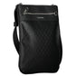 Black Polyester Shoulder Bag