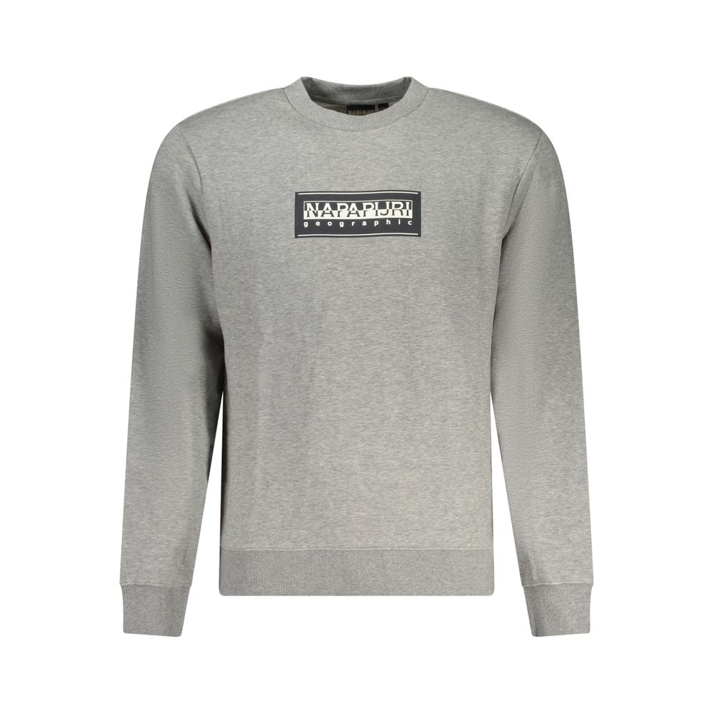Gray Cotton Men Sweater