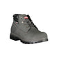 Gray Polyester Mens Boot