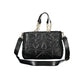 Black Polyethylene Women Handbag