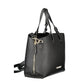 Black Polyethylene Women Handbag