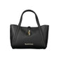 Black Polyethylene Women Handbag