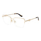 Gold Women Glasses Frame