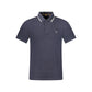 Blue Cotton Polo Shirt