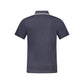 Blue Cotton Polo Shirt