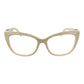 Gold Women Glasses Frame