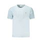 Blue Cotton Men T-Shirt