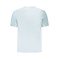 Blue Cotton Men T-Shirt