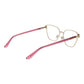 Gold Women Glasses Frame