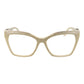 Gold Women Glasses Frame