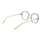 Gold Women Glasses Frame