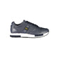 Blue Leather Men Sneaker