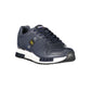 Blue Leather Men Sneaker