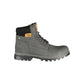Gray Polyester Mens Boot