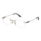 Gold Men Glasses Frame