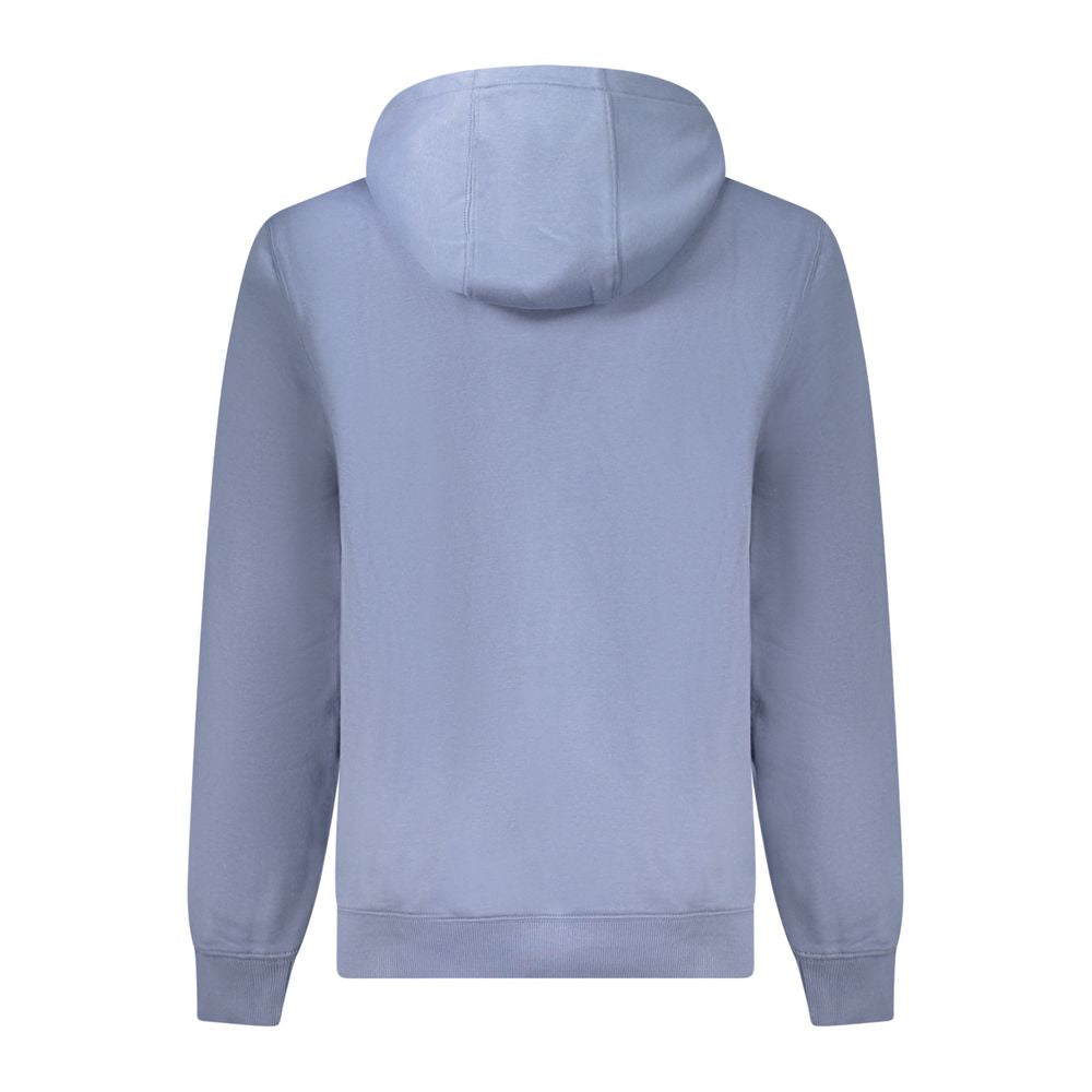 Blue Cotton Men Sweater