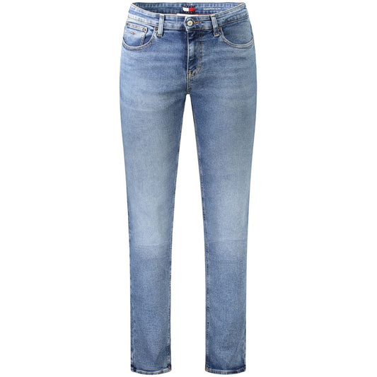 Blue Cotton Men's Slim Jeans