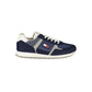 Blue Polyester Men Sneaker