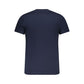 Blue Cotton Men T-Shirt