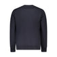 Blue Cotton Men Sweater