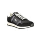 Black Polyester Men Sneaker