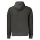 Black Polyester Men Sweatshirt