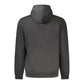 Black Cotton Men Hoodie