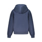 Blue Cotton Women Sweater