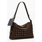 Brown Polyethylene Women Handbag