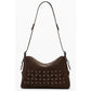 Brown Polyethylene Women Handbag