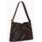 Brown Polyethylene Women Handbag