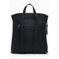 Black Polyethylene Women Backpack