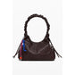 Brown Polyethylene Women Handbag