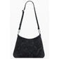 Black Polyethylene Women Handbag