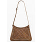 Brown Polyethylene Women Handbag
