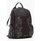 Brown Polyethylene Women Backpack