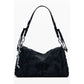 Black Polyethylene Women Handbag